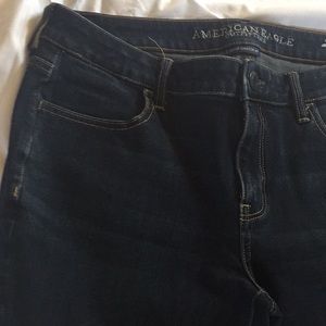 Dark blue jegging AE